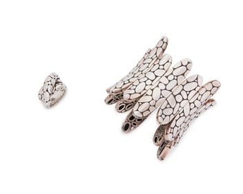 A set of John Hardy sterling silver Kali jewelry