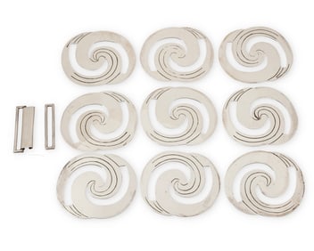A group of Hector Aguilar Mexican silver conchos