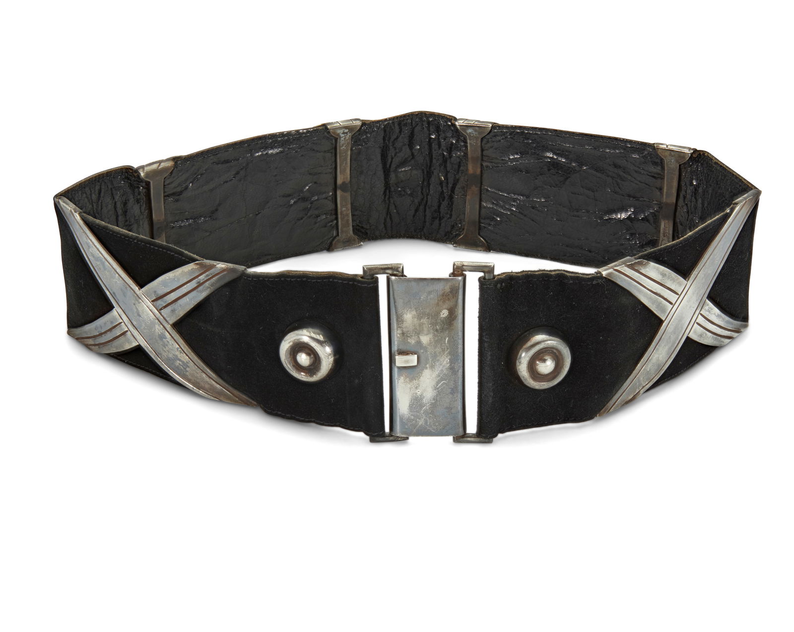 A Hector Aguilar "Georgia O'Keefe" concho belt (1 of 6)