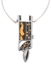 A Wiwat Kamolpornwijit modernist necklace