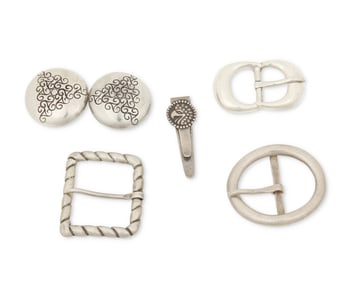 A group of William Spratling Mexican silver jewelry