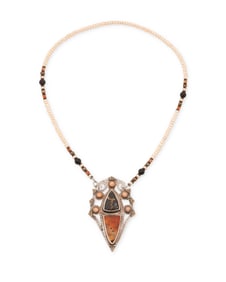A Tzipora Hoynik sterling silver necklace/brooch
