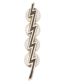 A vintage Zina sterling silver brooch