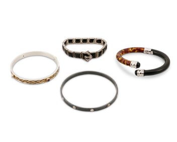 A group of bracelets