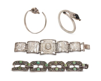 A group of bracelets