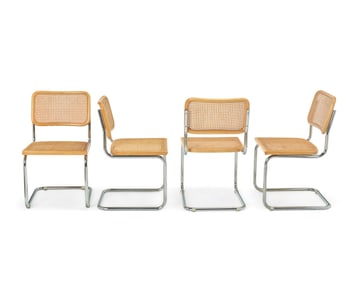 Marcel Breuer (1902-1981), Four Cesca side chairs, late 20th/early 21st century