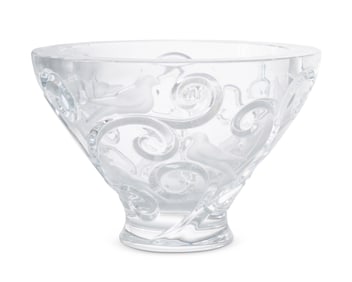 A Lalique "Coupe Verone" glass bowl