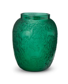 A Lalique "Biches" vase, no. 12330