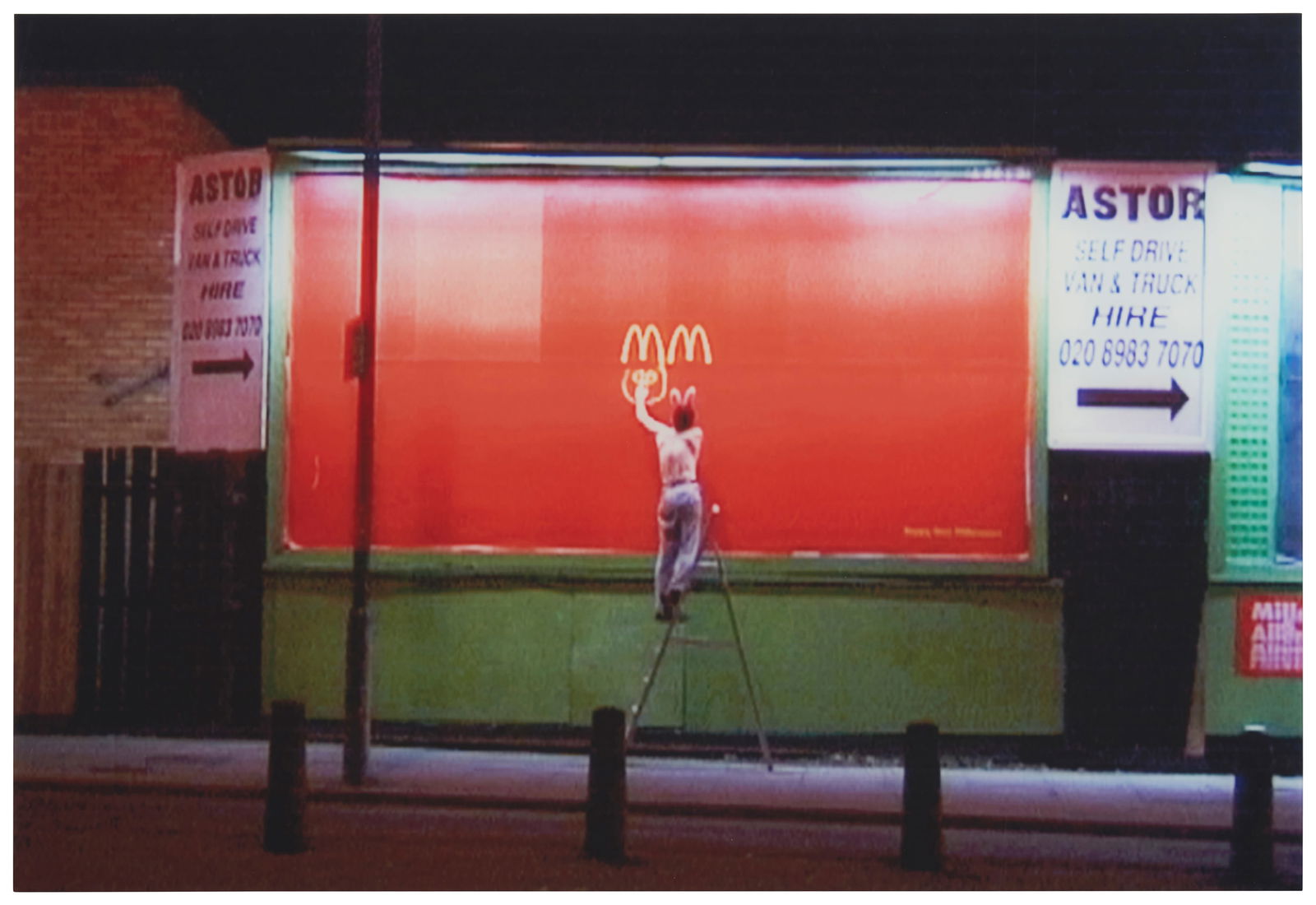 Georgina Starr (1968), "The Bunny Lakes are Coming," 2001-2: Georgina Starr1968"The Bunny Lakes are Coming," 2001-2C-print sandwiched between Plexiglas and white GatorboardEdition: 3/3Unsigned; titled, dated, and with the edition information printed o