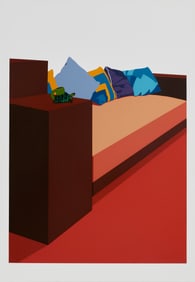 Ken Price (1935-2012), "Green Turtle Cup," 1971, Screenprint in colors on Arjomari wove paper,