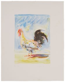 Wayne Thiebaud (1920-2021), "Rooster," from "The Physiology Of Taste," 1994