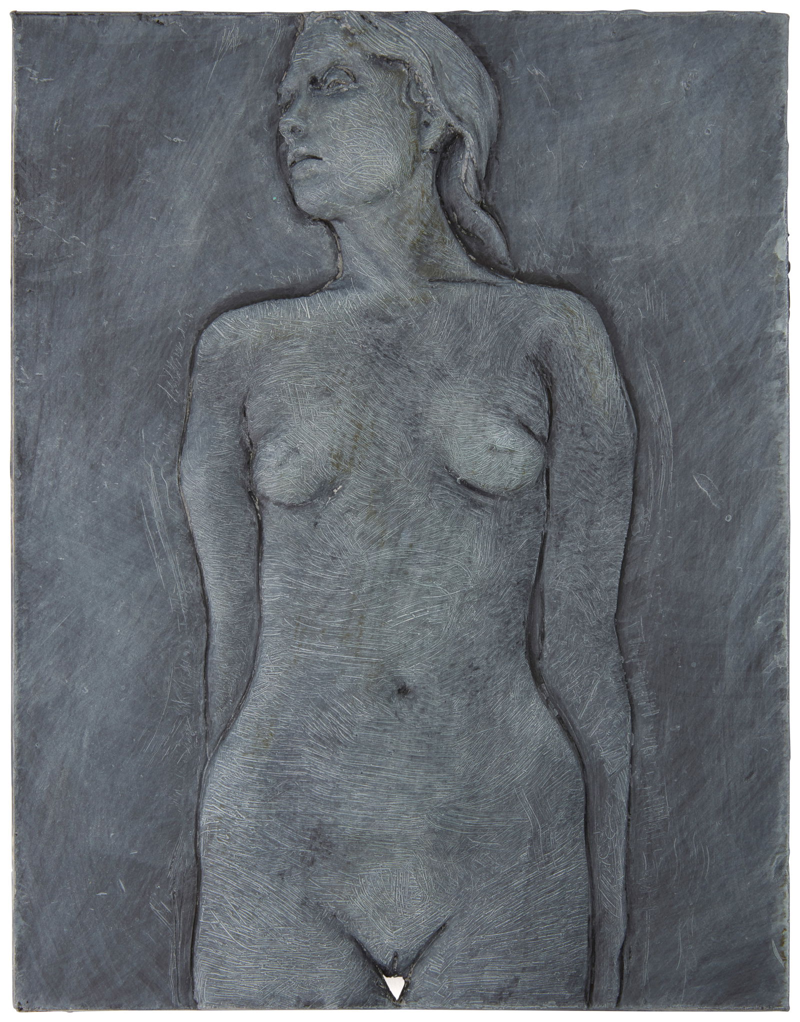 Robert Graham (1938-2008), Untitled nude: Robert Graham(1938-2008)Untitled nudePatinated bronze plaqueEdition: 1/10With stamped number and incised signature verso: R Graham / [illegible]9.875" H x 7.875" W x 1.125" D