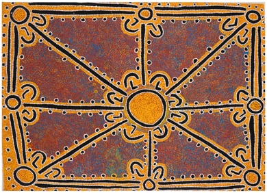 Myra Herbert Nangarayii (b. 20th century), "Bush Honey & Coconut Dreaming"