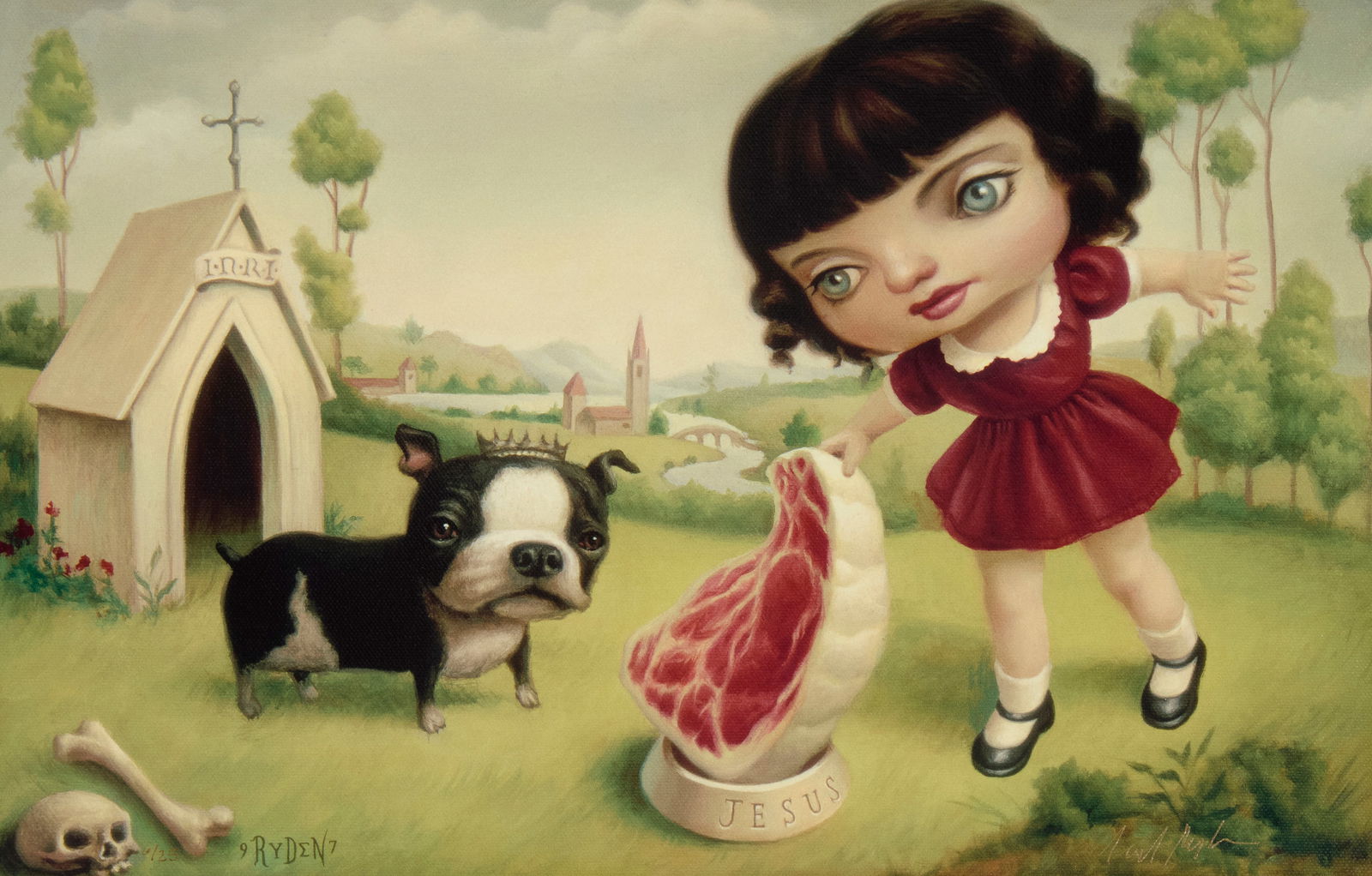 Mark Ryden (b. 1963), "A Dog Named Jesus," 2001 (1 of 7)