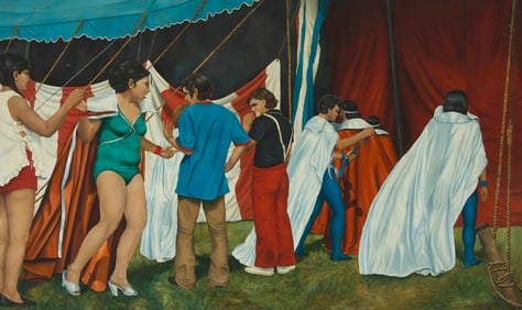 Peter Walker (b. 1946), Backstage, 1976