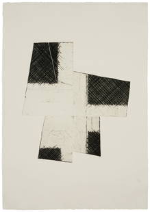 Ed Moses (1926-2018), Untitled, 1983: Ed Moses(1926-2018)Untitled, 1983Etching on wove paperEdition: Artist's ProofInitialed, dated, and inscribed "A/P" in pencil at the lower margin edge: E.M.; with the Ikuru Kuwahara, prntr.,