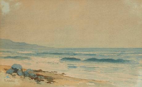 Elmer Wachtel (1864-1929), Coastal scene
