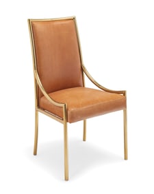 A Modern side chair in the manner of Mastercraft