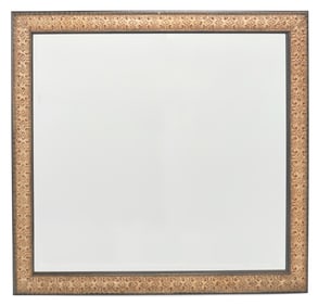 A large Contemporary giltwood mirror