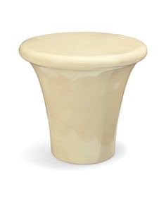 A Contemporary lacquered side table