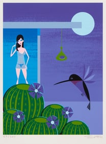 Josh Agle (aka SHAG) (b. 1962), "Hummingbird Nocturne," 2008