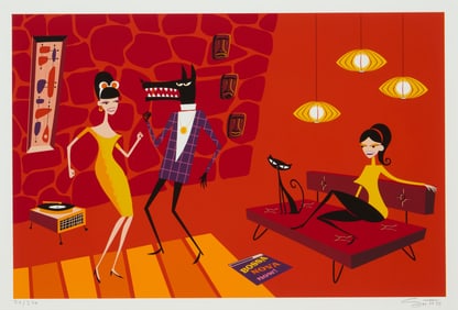 Josh Agle (aka SHAG) (b. 1962), "Bossa Nova Now," circa 2011