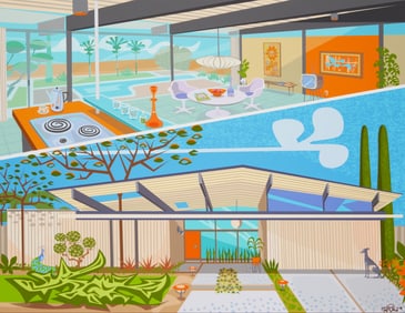 Nat Reed (1961-2020), "The Valley Studies, Eichler #2" from the "Split Screen" series