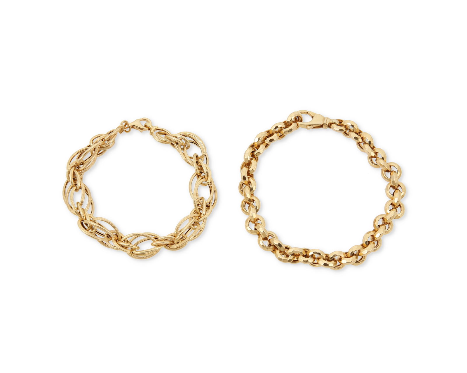 Two 14K Gold Bracelets (1 of 2)