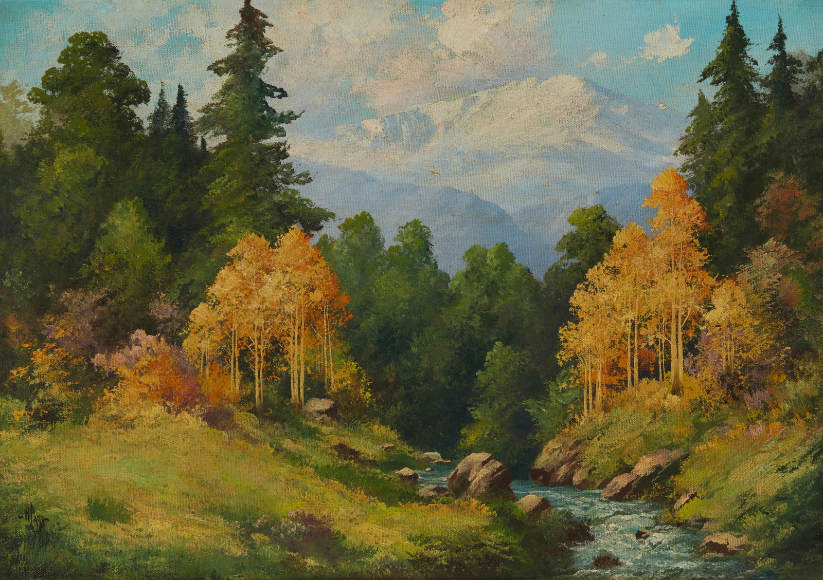 Willard J. Page (1885-1958), Forest stream (1 of 6)