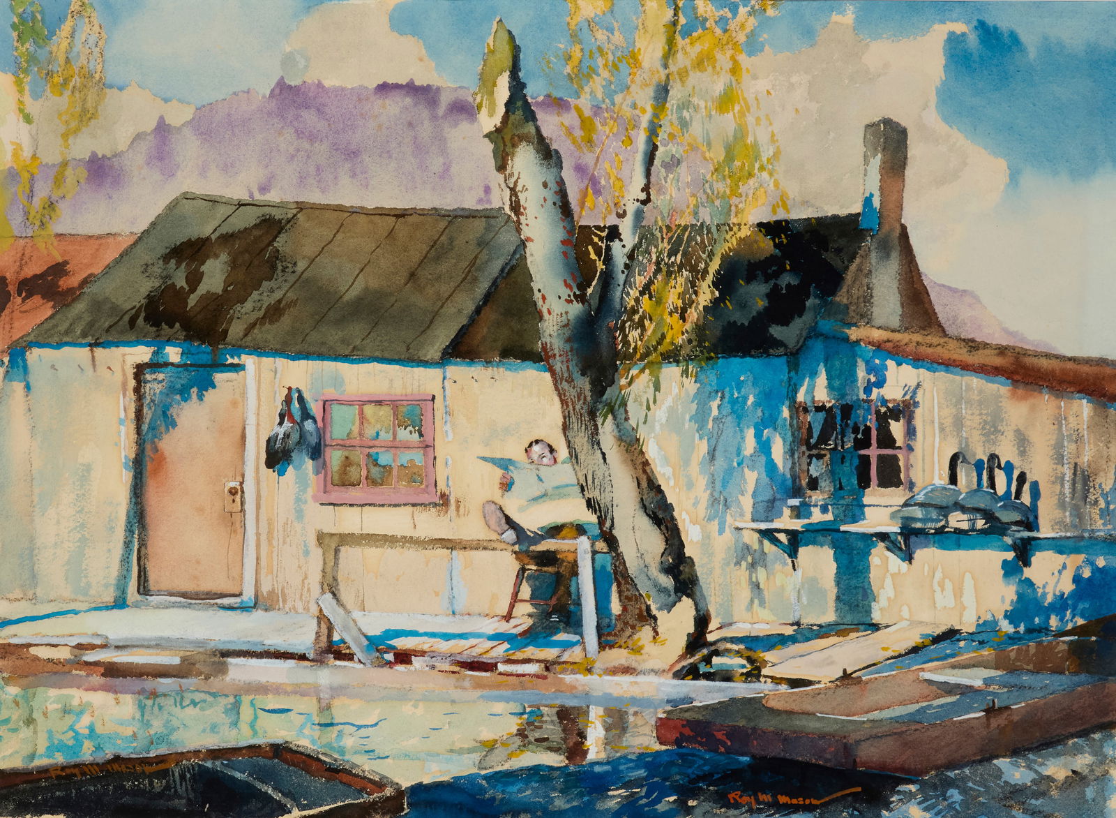 Roy Martell Mason, N.A. (1886-1972), "The Retreat" (1 of 8)