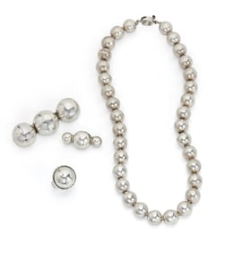 A Group of William Spratling Mexican Silver Jewelry