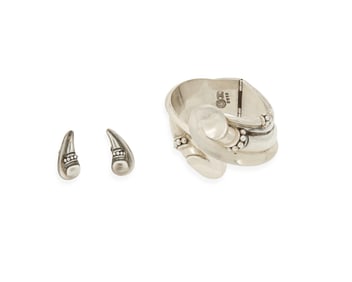 A Group of Margot de Taxco Mexican Silver Jewelry