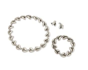 A Set of Mexican Silver Jewelry