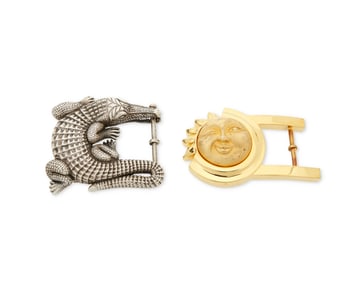 Barry Kieselstein-Cord: Two Belt Buckles