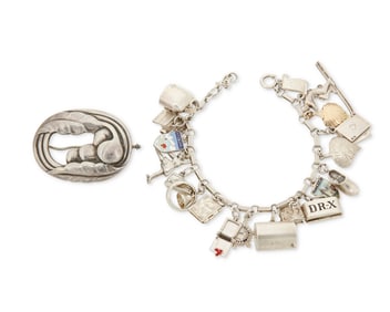 Two Sterling Silver Jewelry Items