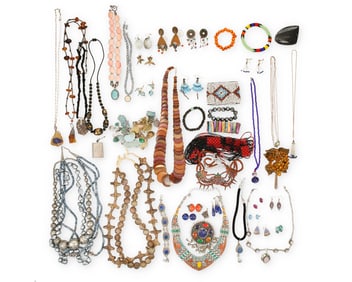 A Large Group of Costume Jewelry