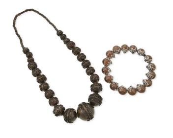 Two Mixed Metal Necklaces