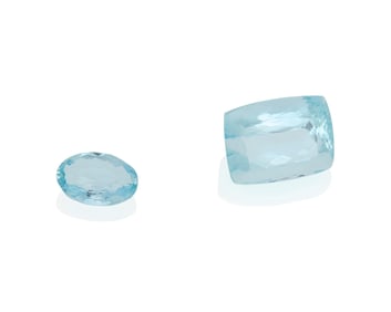 Two Loose Aquamarines