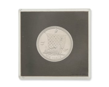 An Isle of Man Elizabeth II Platinum Noble Coin, 1983