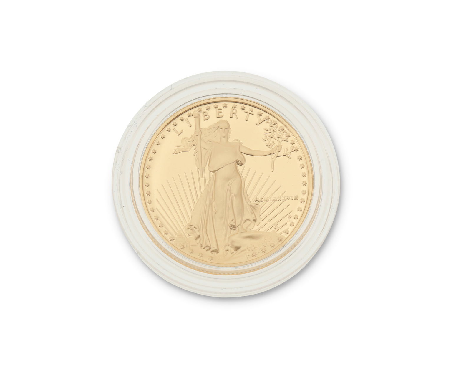 A $25 American Eagle Gold Liberty Coin, 1988 (1 of 2)