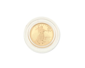 A $5 American Eagle Liberty Gold Coin, 1988