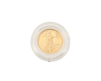 A $5 American Eagle Liberty Gold Coin, 1990