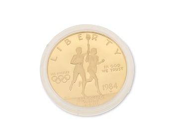 A $10 Liberty Olympics Gold Coin, 1984