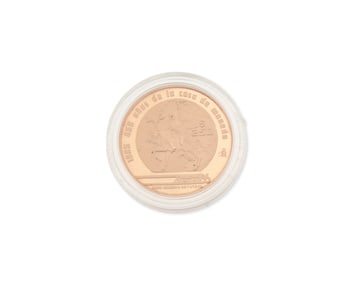 A 250 Peso Mexican Gold Coin, 1985