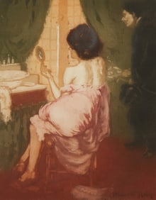 Manuel Robbe (1872-1936), "Visite Matinale," 1901