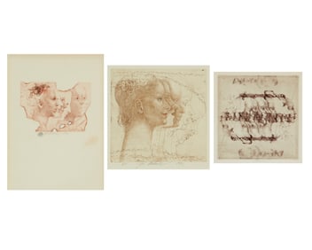 Jiri Anderle (b. 1936), A group of three etchings on paper