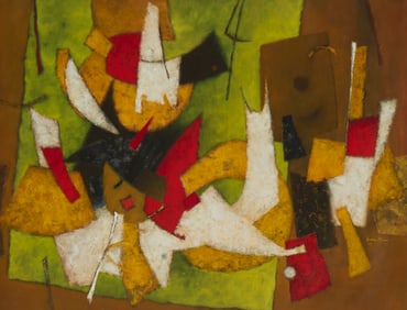 Enrique Galdos-Rivas (b. 1933), "Carneval de Colores," 1965