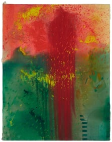 Vladimir Cora (b. 1951), "Senorita Bajo la Lluvia," 1985