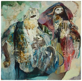 Peter Liashkov (b. 1939), "Life and Death (Two Figures)," 1966