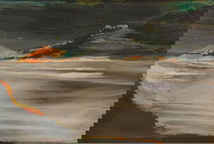 Evelyn Hester (20th century), Abstract mountainous scene